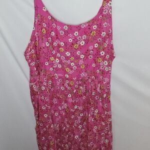 Floral Pink Maxi Dress